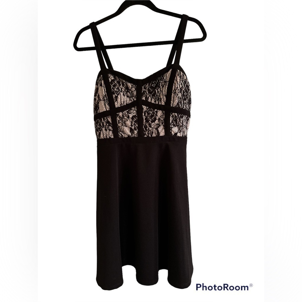 Women’s City Studio Fit and Flare Stretchy Lingerie Style Dress Juniors Size 13